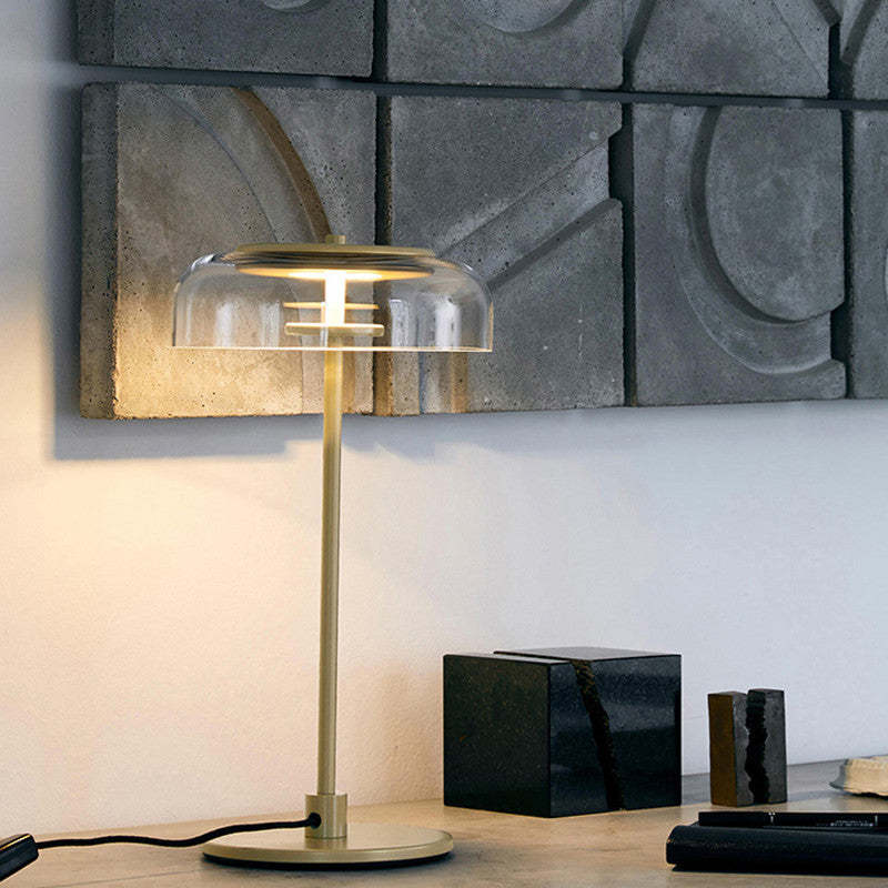 Modern Glass Table Lamp Beside Bed Lamp