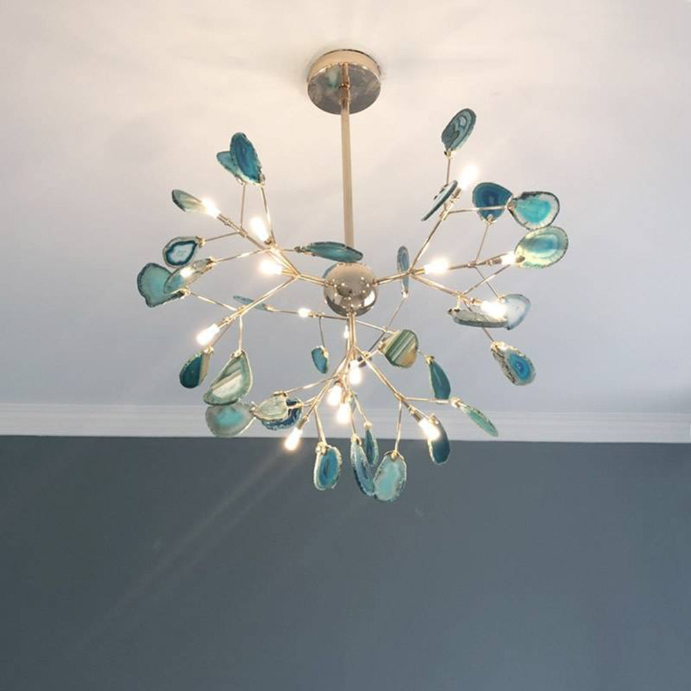 Jevon flower branch ceiling light lifestyle