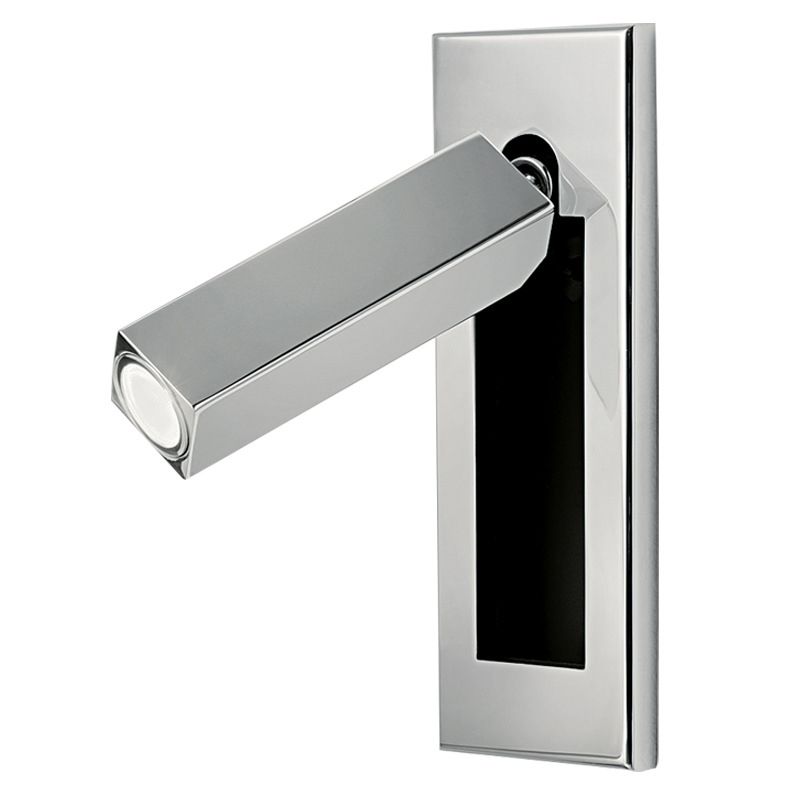 Arisha Modern Rotatable Embedded Bedside Sconce, Cylindrical/Square