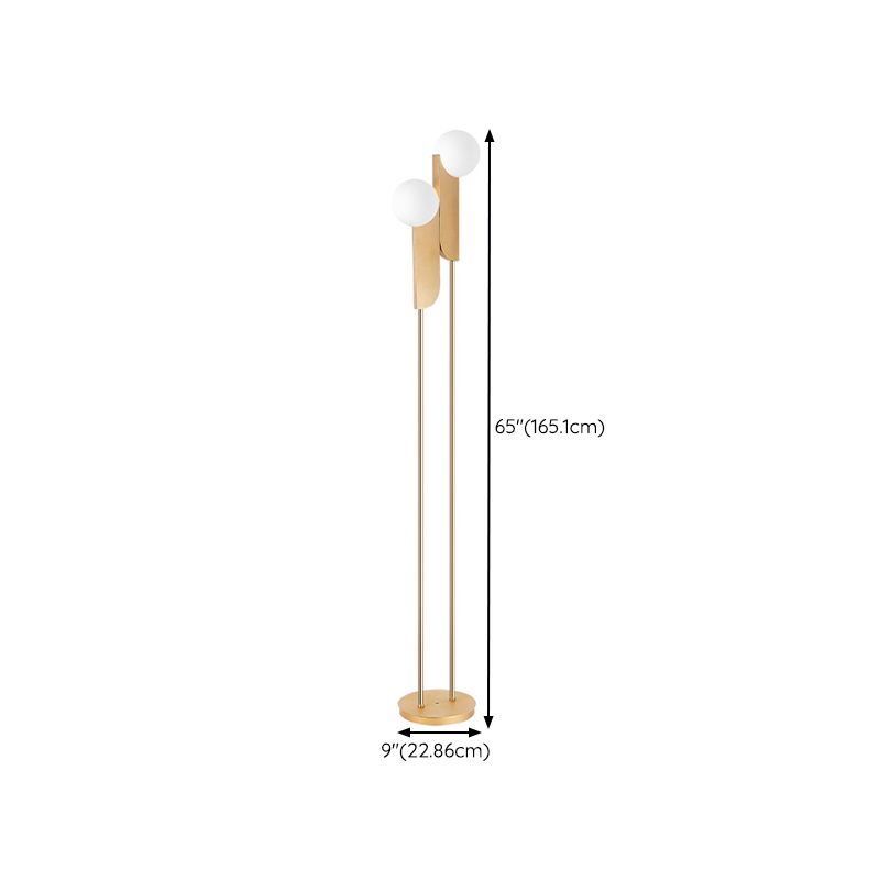 Salgado Gold 2-Head Floor Lamp