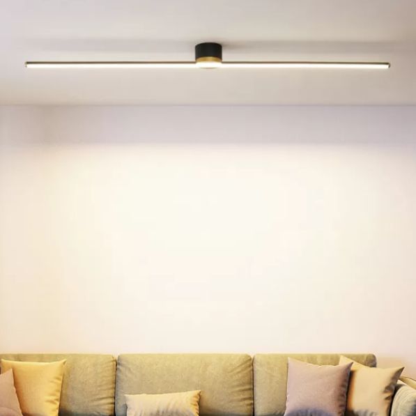 Arisha Ceiling Light - Black Down Glow