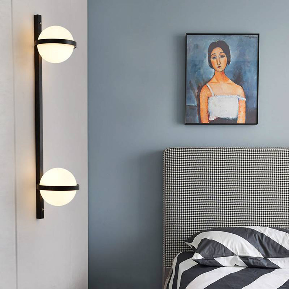 Valentina Globe Solar Plant Pot Wall Lamp