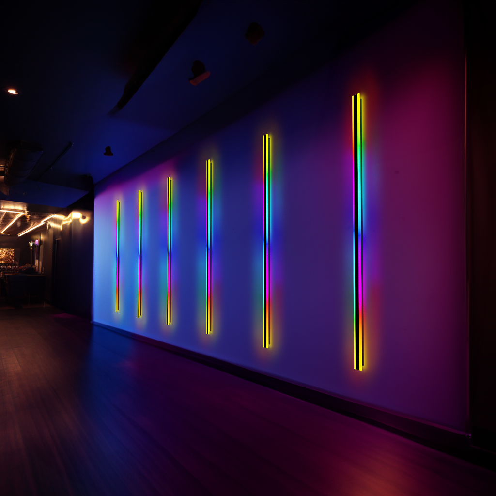 Edge Dark Steel RGB Outdoor Wall Light