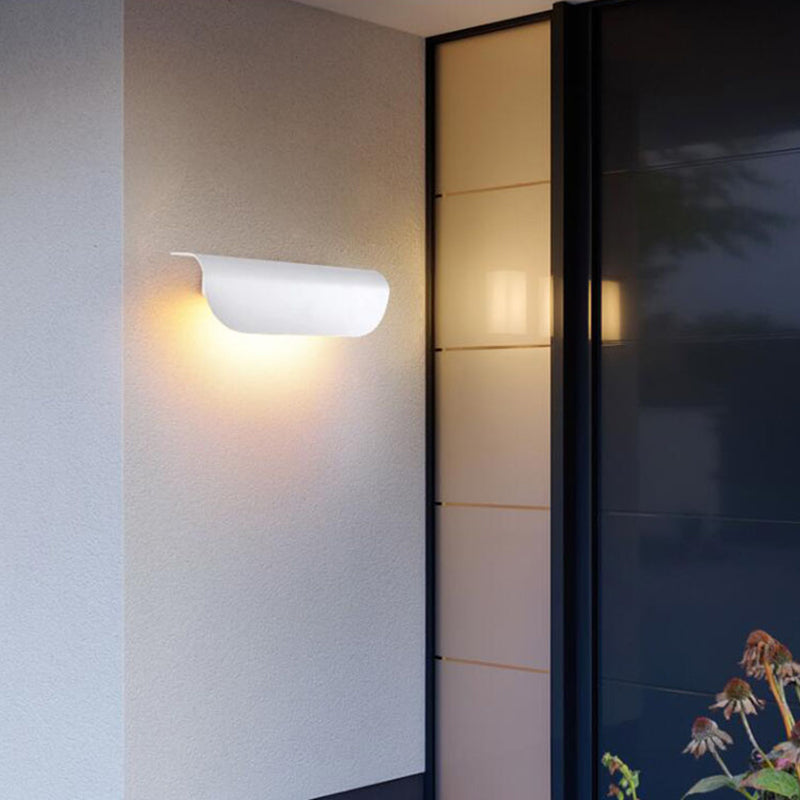 Orr Curved Outdoor Wall Lamp