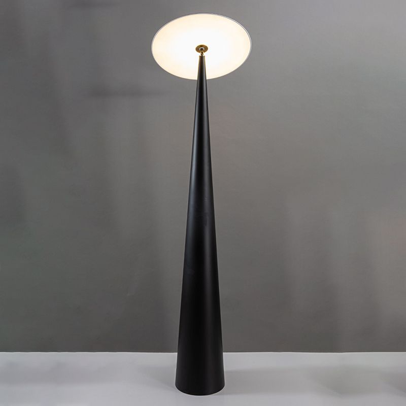 Salgado Black Saucer Floor Lamp