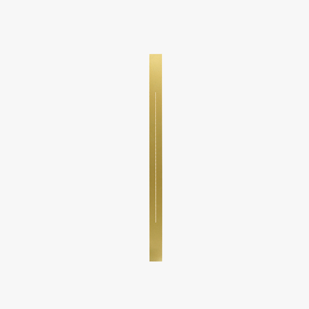 Edge Linear Indoor Wall Lamp, Metal & Acrylic, L60-L180cm | Black or Gold