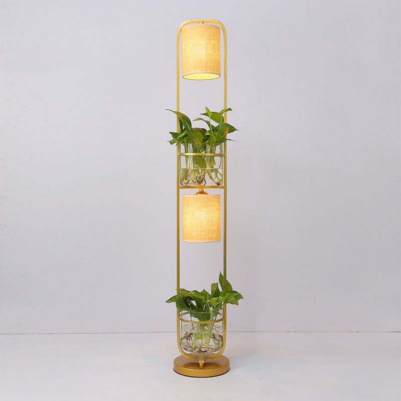 Eryn cylinder floor lamp detail