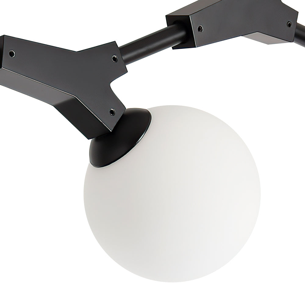8-Light Branch Globe Chandelier | 2 Colours