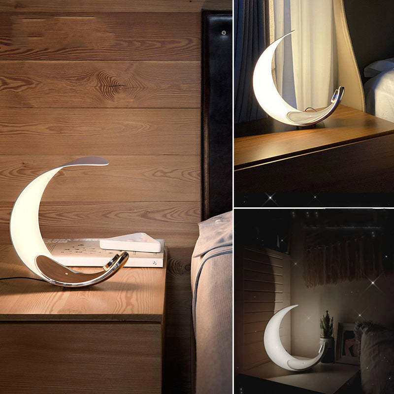 Elif Moon Arc Table Lamp bedroom accent lighting