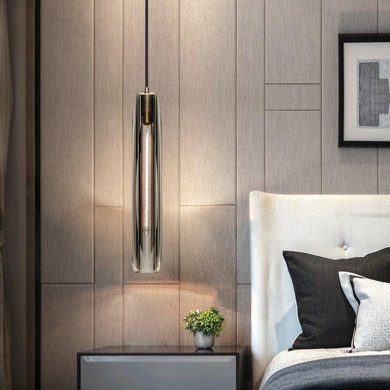 Sana Brass Glass Pendant Lamp