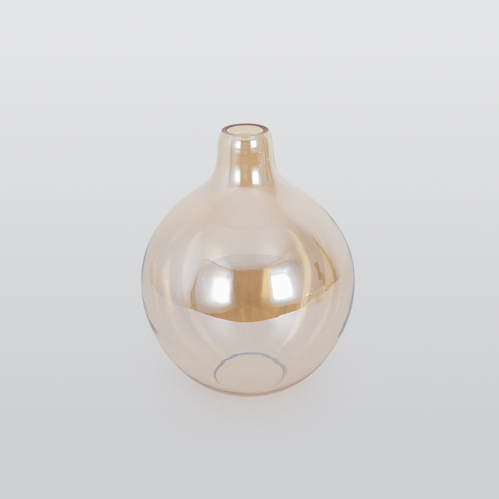 Hailie Amber Glass Pendant Light