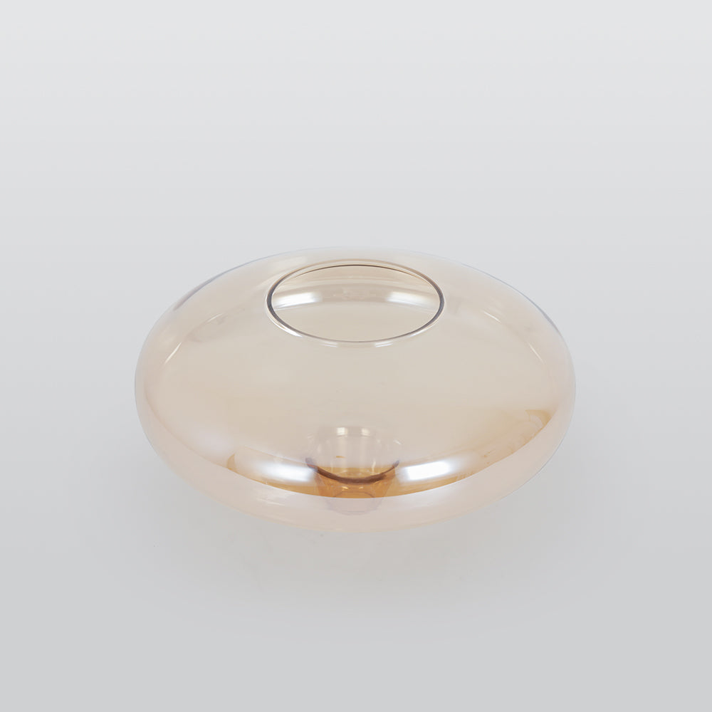 Hailie Amber Glass Pendant Light