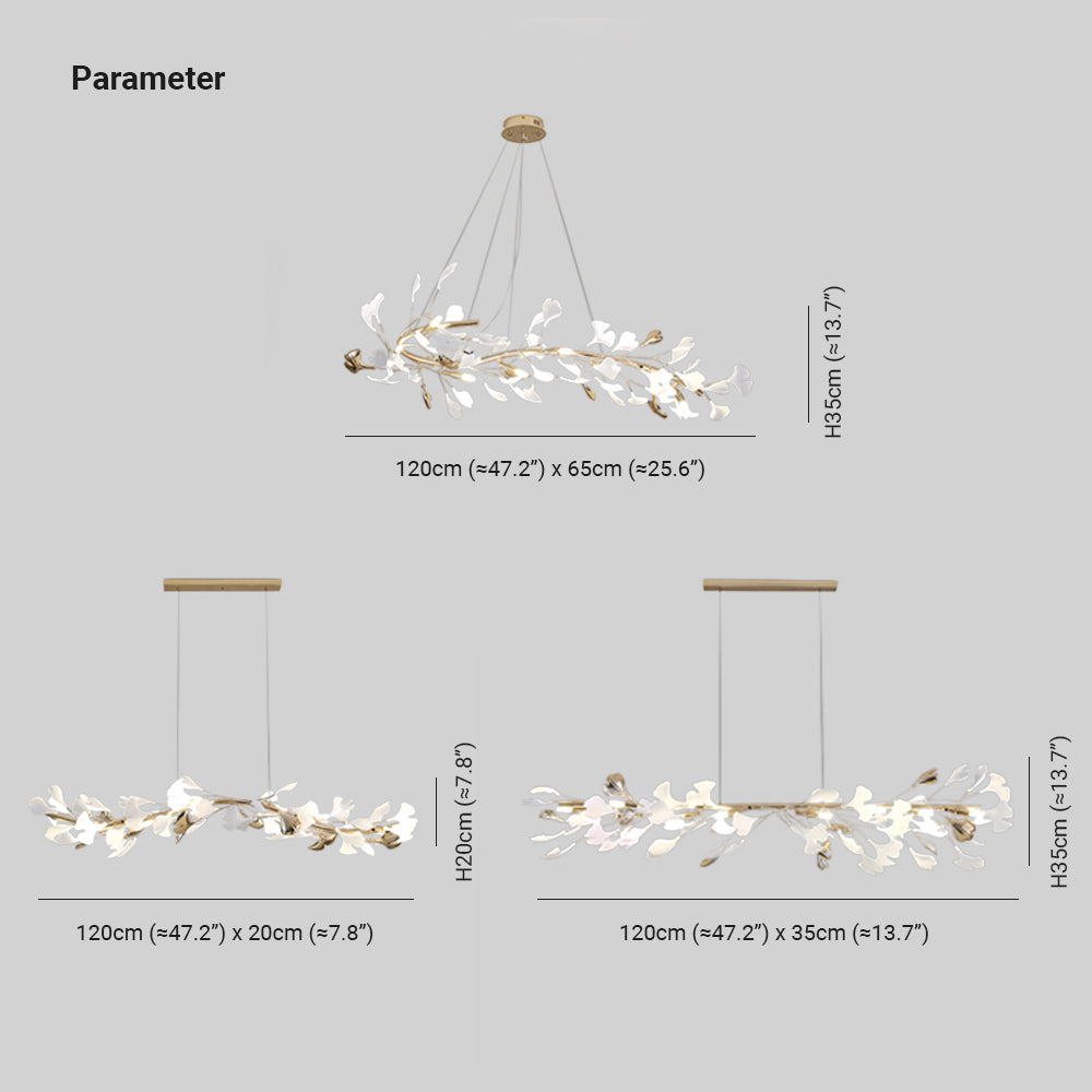 Olivia Ceramic Metal Chandelier