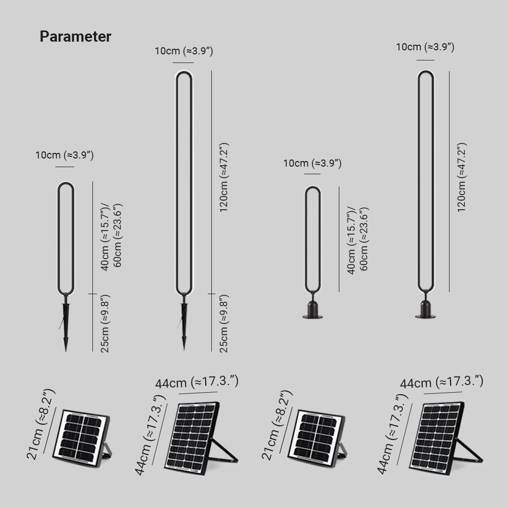Pena Elliptical Ring Solar Path Light