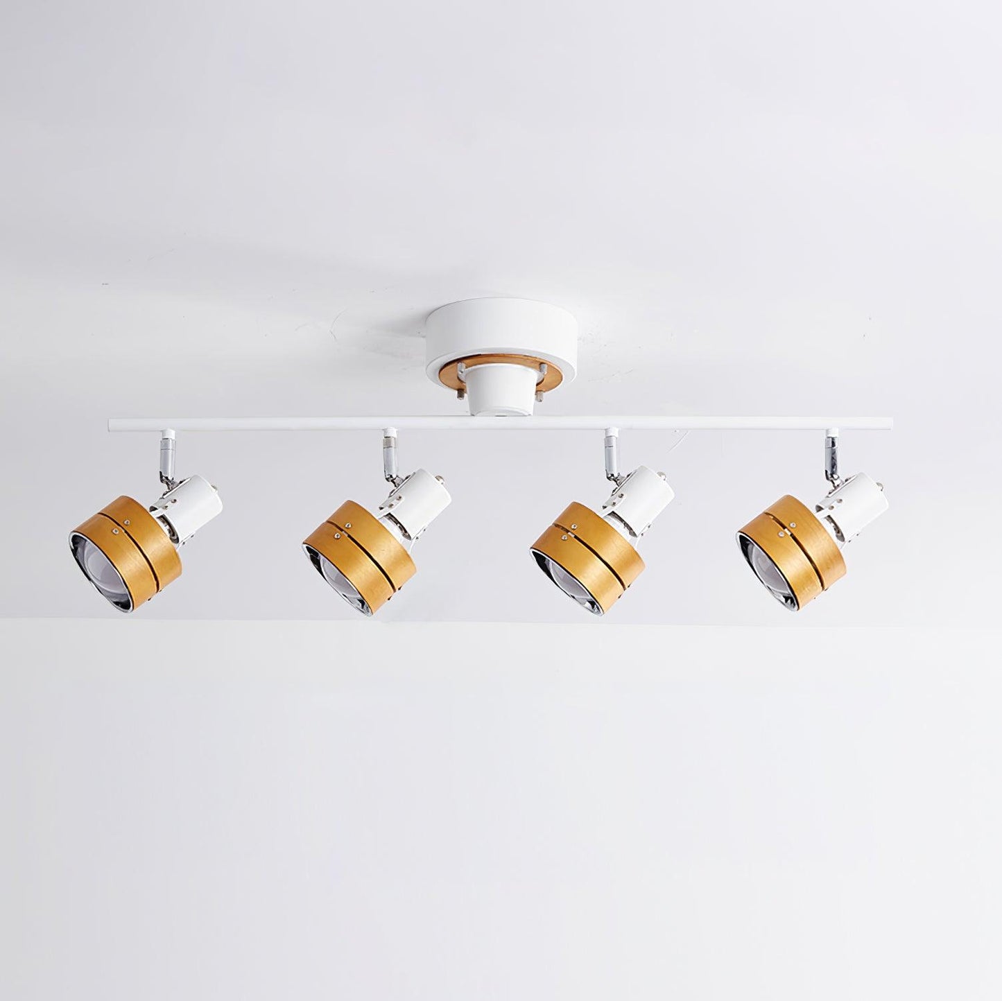 Adjustable 4-Light Track Light Ceiling with Three-Color Changing Feature | Versatile Track Spotlights for Customizable Illumination 9