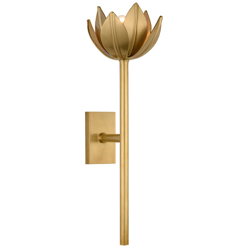 Kristy Wall Lamp Flower - H51 Brass