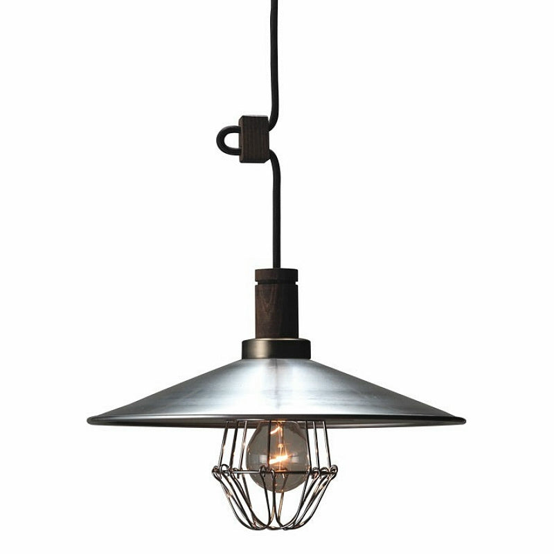 Alessio Industrial Pendant Light | Silver Gray | D31/34cm