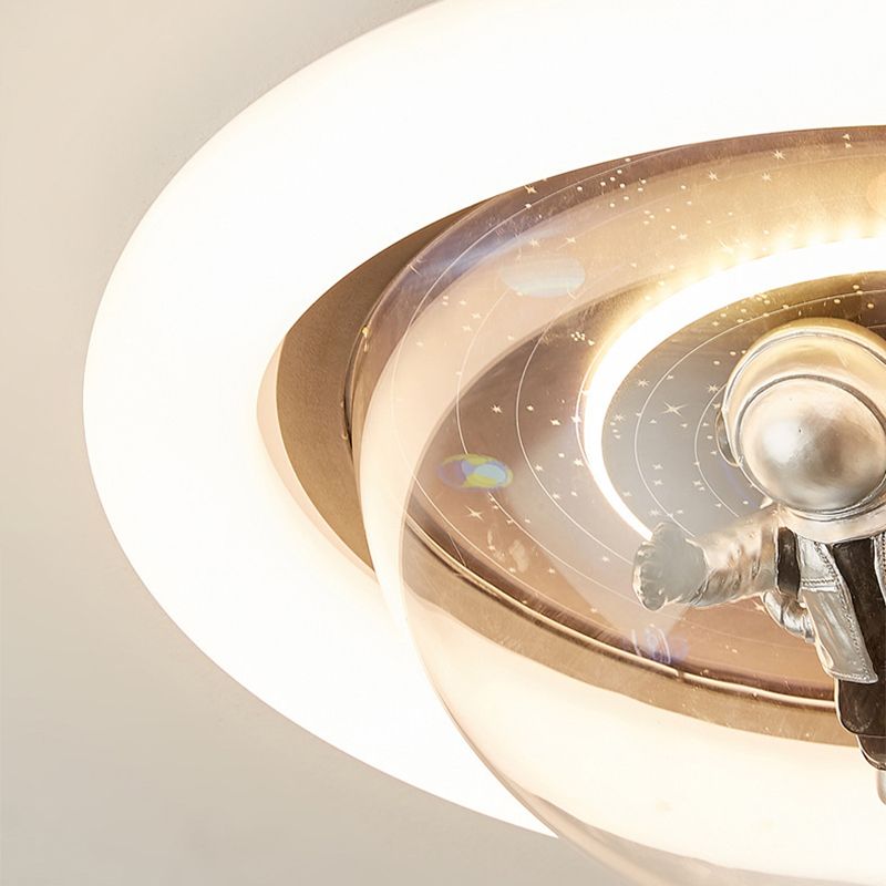 Aria Collection | Flush Mount Ceiling Light with Dimmable Functionality | Galaxy Motif for Kids' Rooms 8