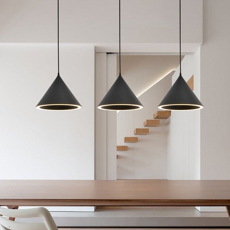 Aria Funnel-Shape LED Pendant Light | Dimmable | 6 Colours