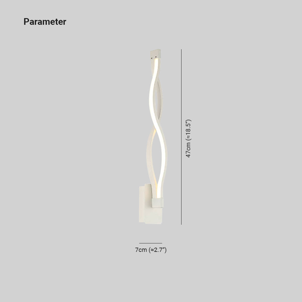 Arisha Wave Modern Wall Lamp