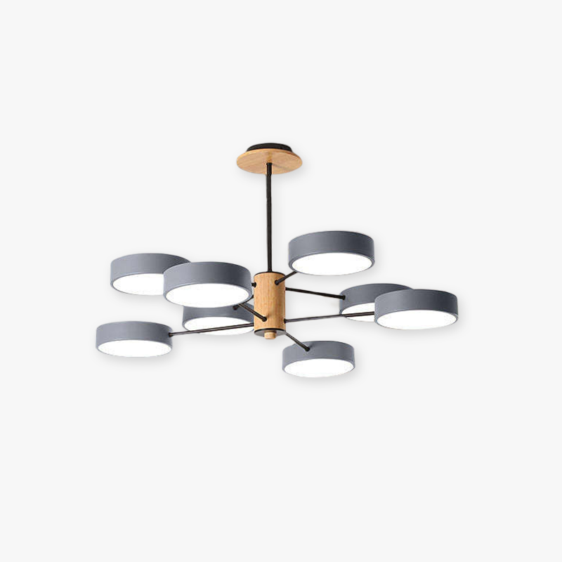 Arisha Art Deco Pendant Light | 4/6/8 Lamps | 3 Colours