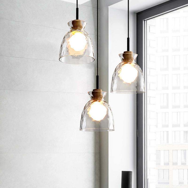 Arisha Geometric Glass Pendant Light | 3 Shapes | E27