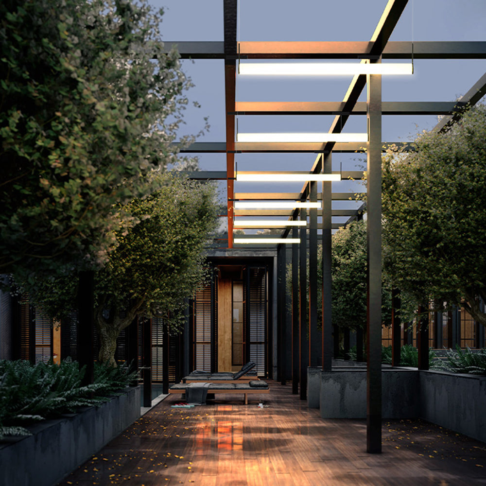 Arisha Cylinder Outdoor Pendant Light | IP65 | Metal/Acrylic