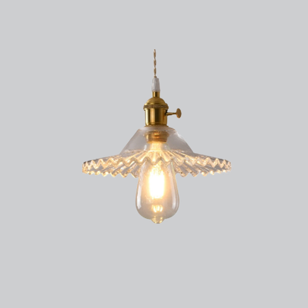 Valentina Art Deco Brass & Glass Pendant Light | 7 Styles | Warm White