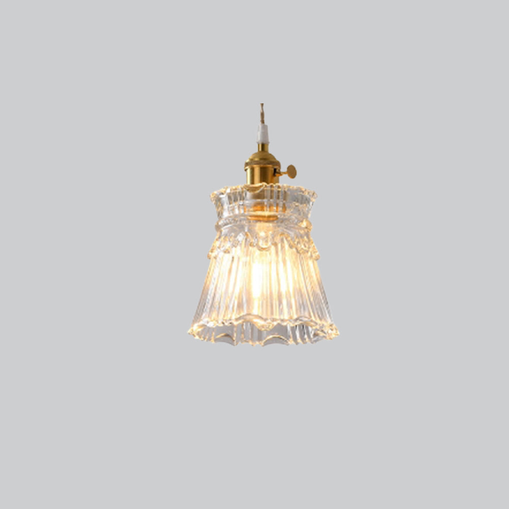 Valentina Art Deco Brass & Glass Pendant Light | 7 Styles | Warm White