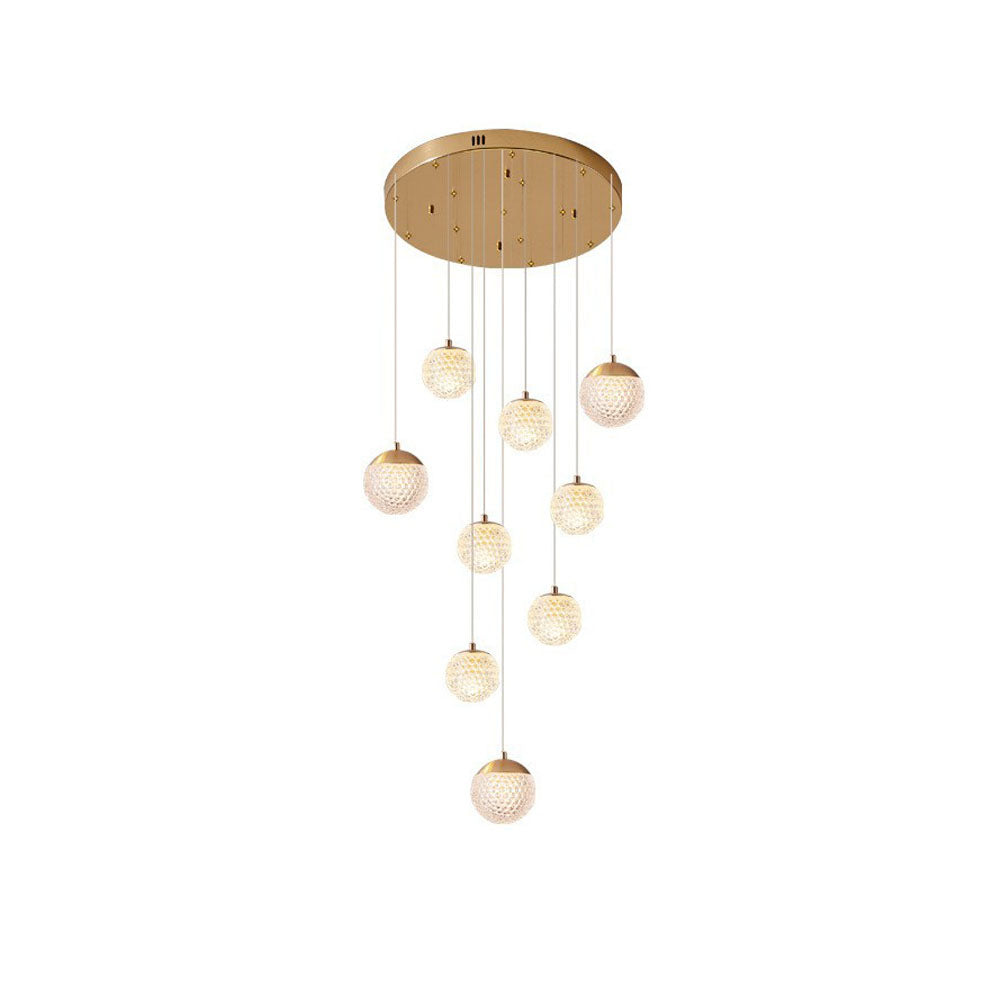 Art Deco Honeycomb Chandelier | 12 Options