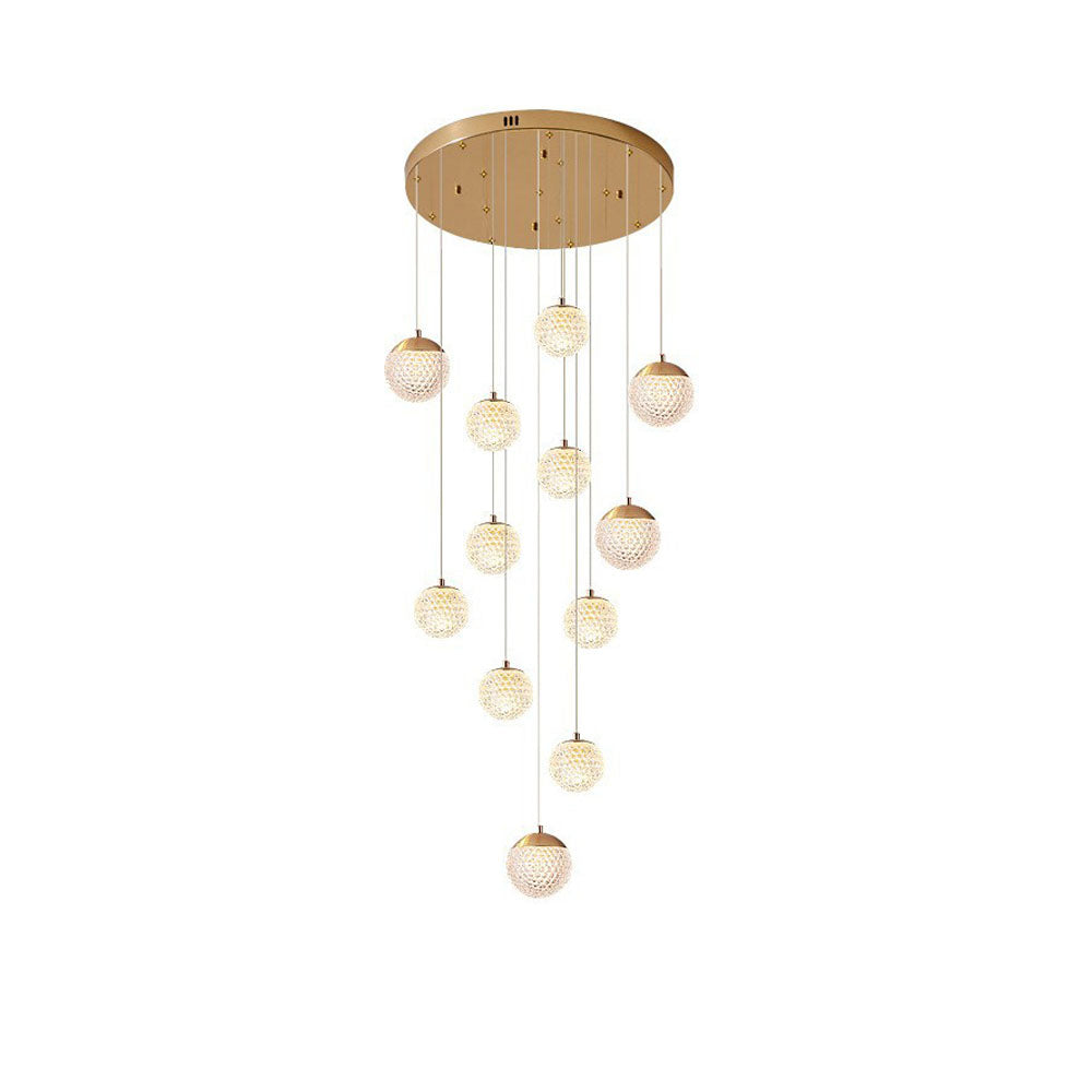 Art Deco Honeycomb Chandelier | 12 Options