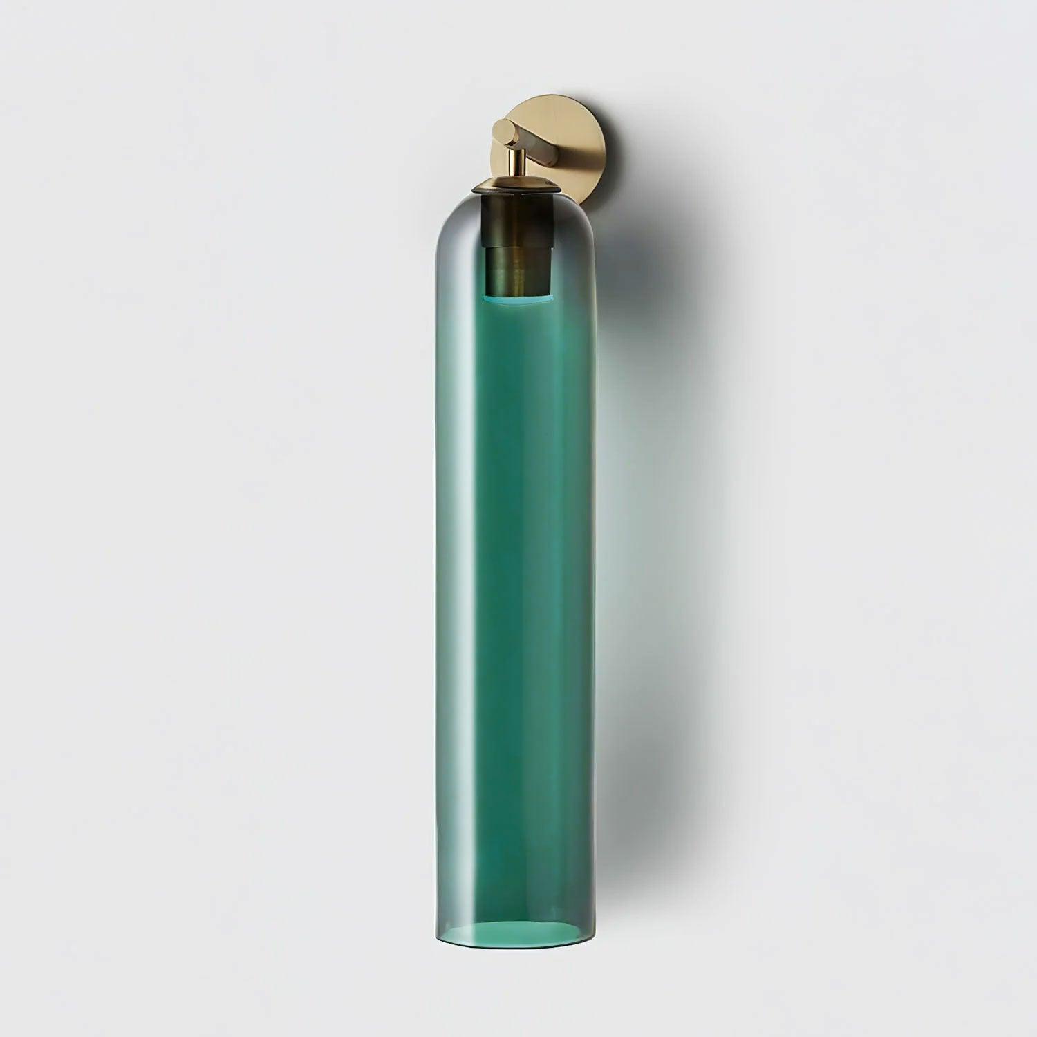 Aria Glass Indoor Wall Lamp - Green Gold