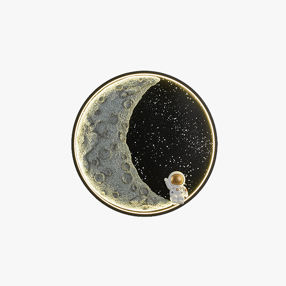 Astronaut Black Metal Wall Lamp | 4 Light Options