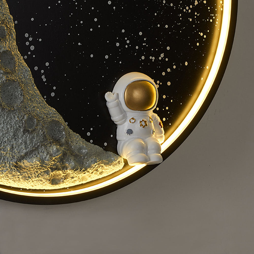 Astronaut Black Metal Wall Lamp | 4 Light Options