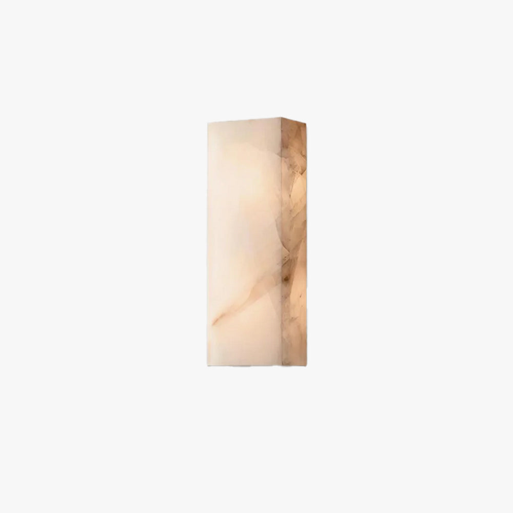 Jade Rectangular Alabaster Wall Light Living Room Bedroom
