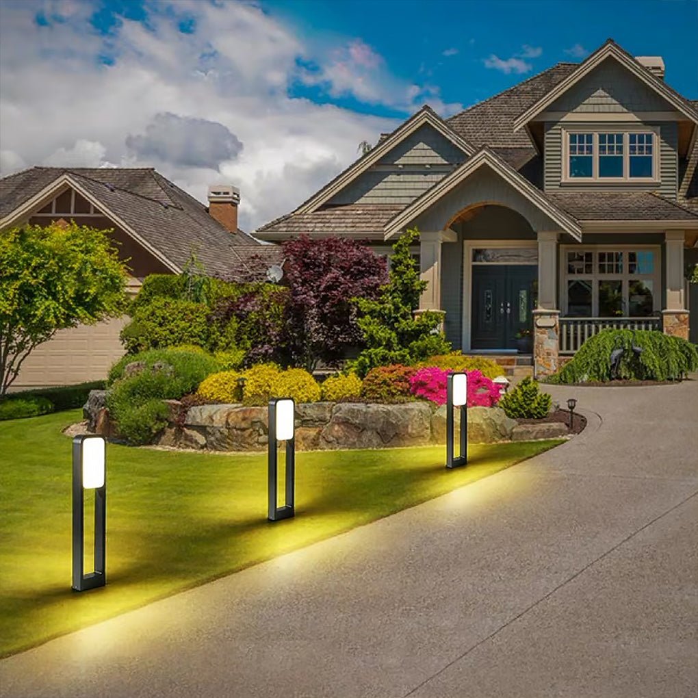 Pena Rectangular Solar Power Path Lighting