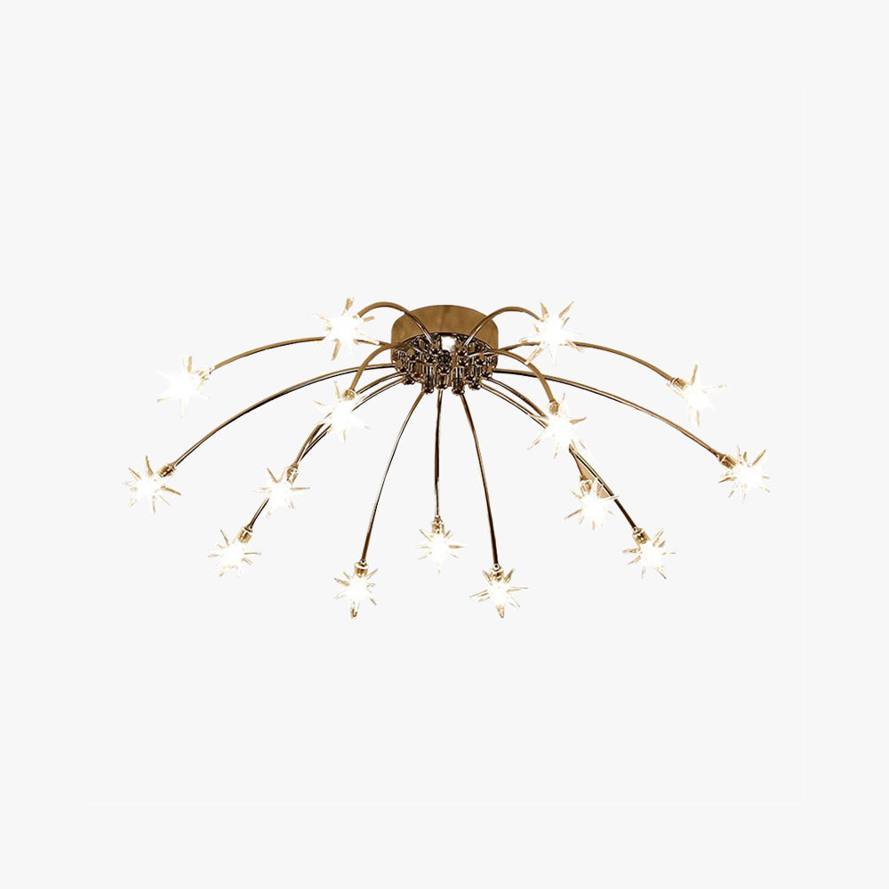 Arisha Art Deco Starry Glass Ceiling Light