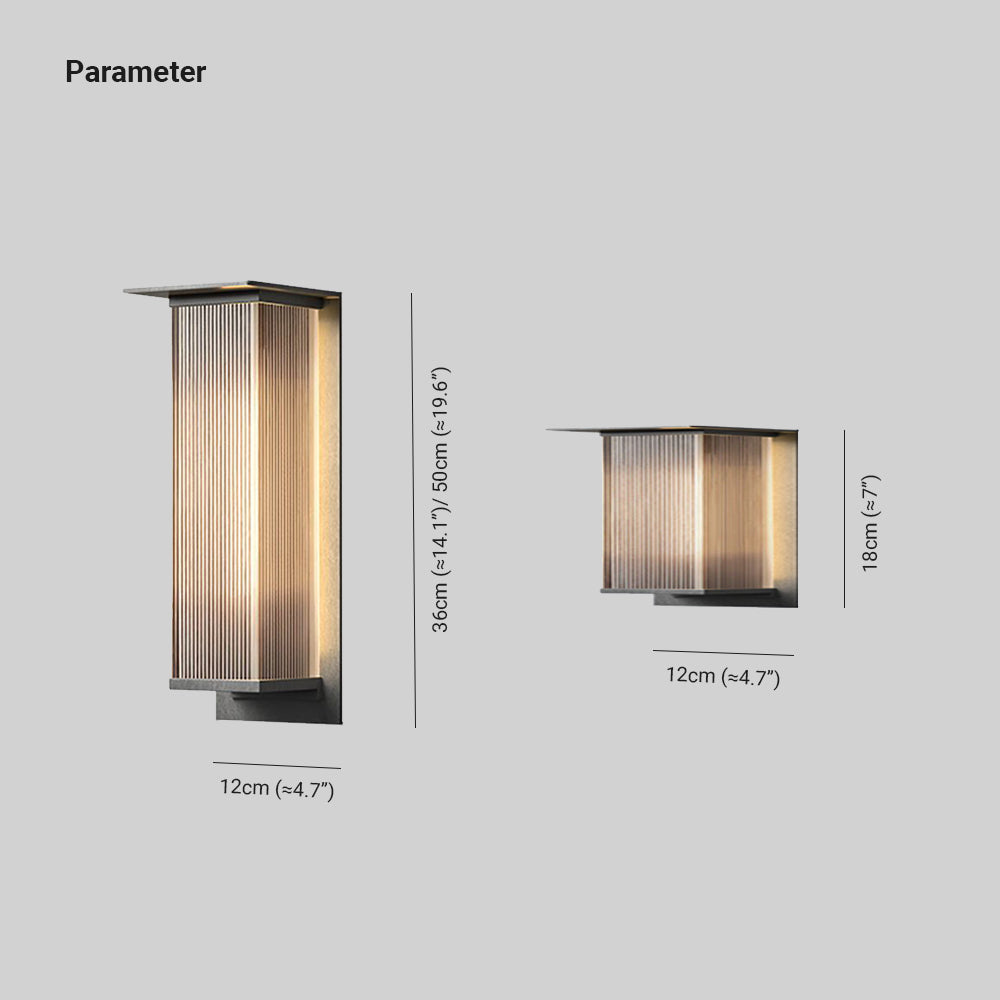 Orr rectangular wall lamp lifestyle