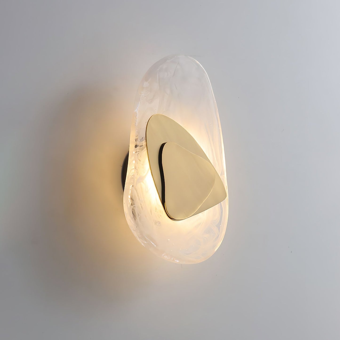 Beatrice | Black Glass Wall Lamp with Sculpted Design | Modern Elegance for Bedrooms and Living Rooms 9