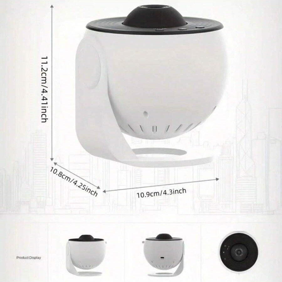 Celestial Glow | Moon Projection Lamp with Timer Feature | Transform Any Room into a Starry Sanctuary 7