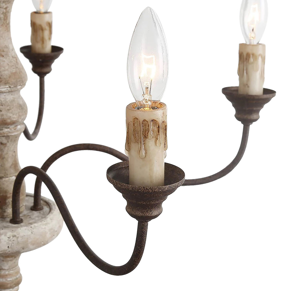Farmhouse Candle Chandelier | 2 Colours