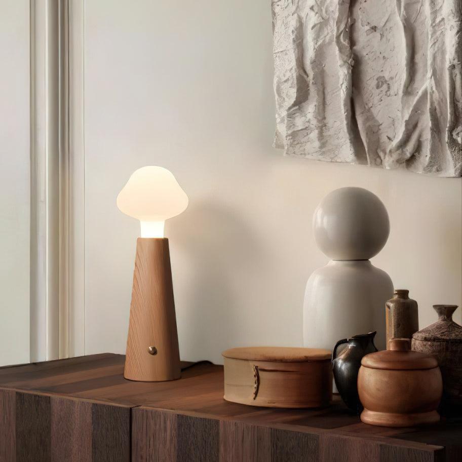 Cloudlet Collection | Table Lamp with Integrated LED Light | Elegant Design for Tranquil Bedroom Ambiance 9