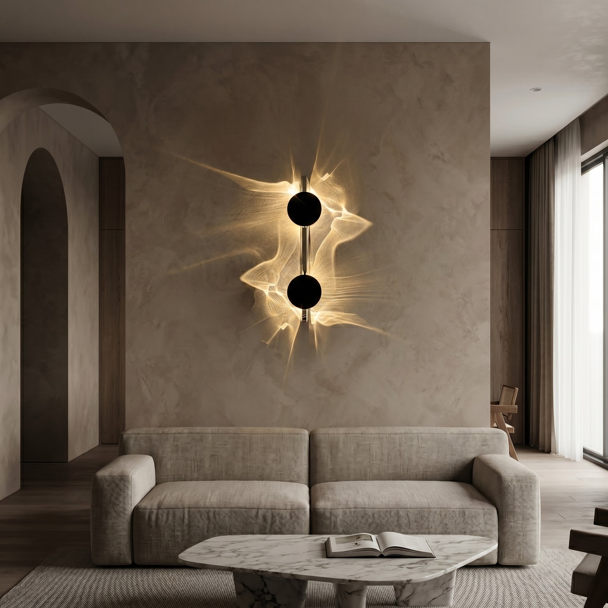 Velwave Rotatable Wall Sconce | 2 Options