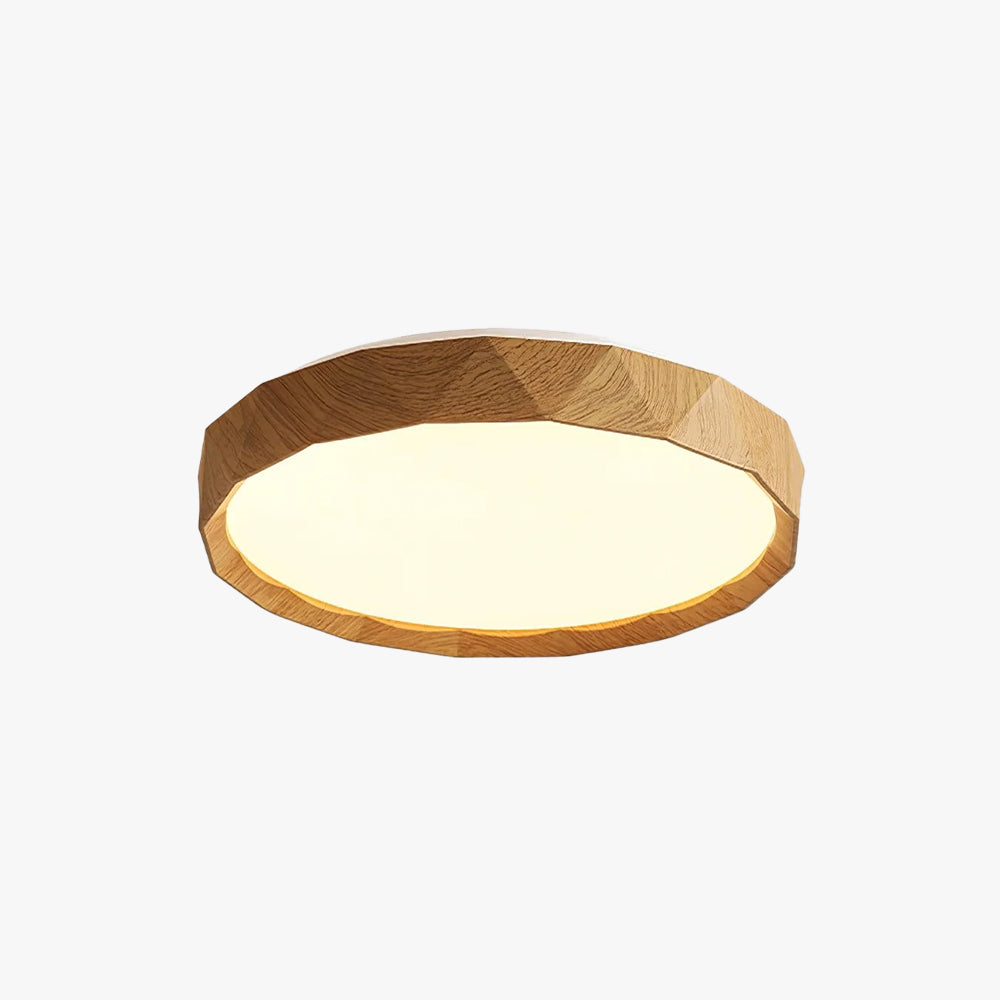 Ozawa Wabi-Sabi Walnut Wood Ceiling Light