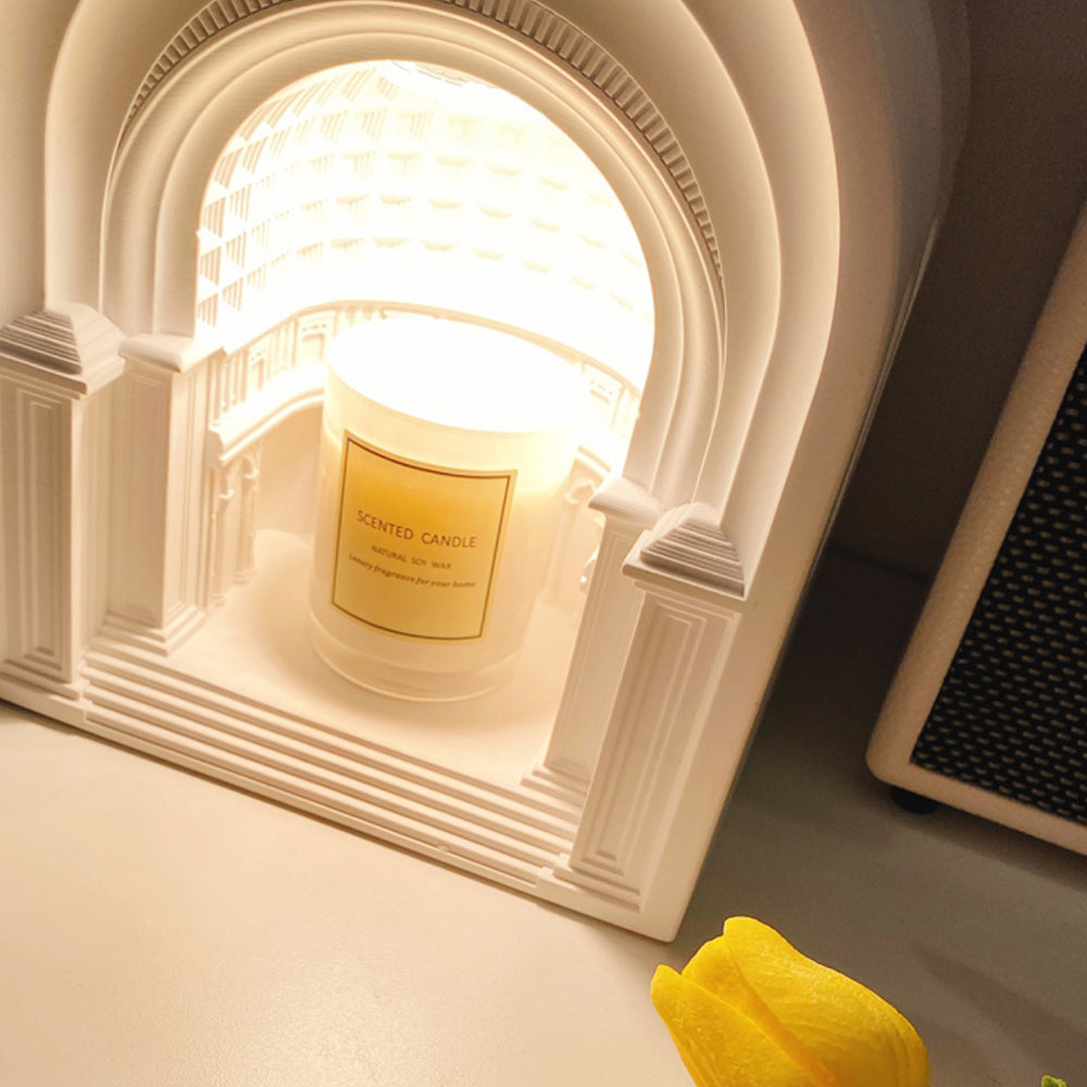 Felicie Art Deco Dome Candle Table Lamp