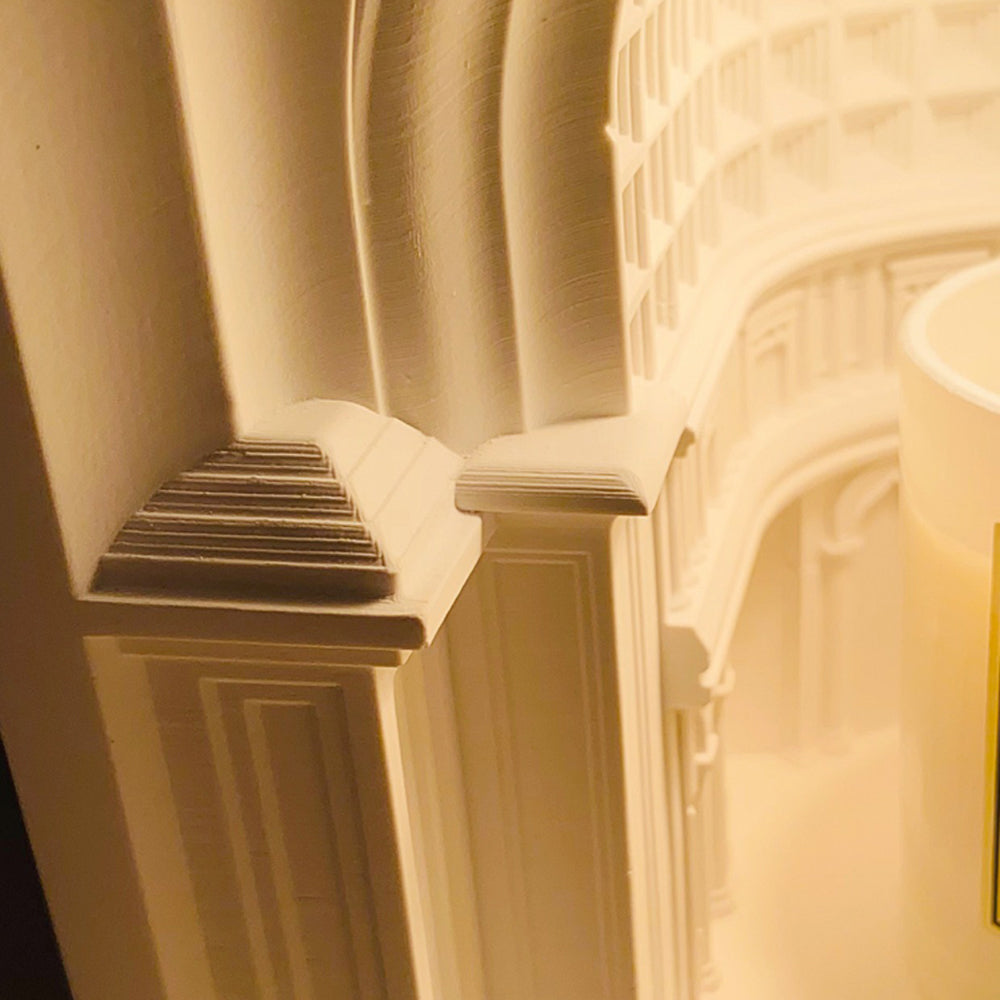 Felicie Art Deco Dome Candle Table Lamp