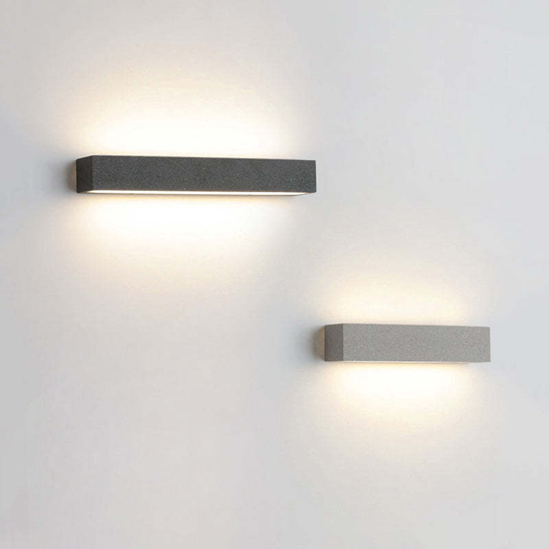 Edge Collection | LED Outdoor Wall Lamp with Up-and-Down Lighting | Modern Design for Patios and Gardens 8
