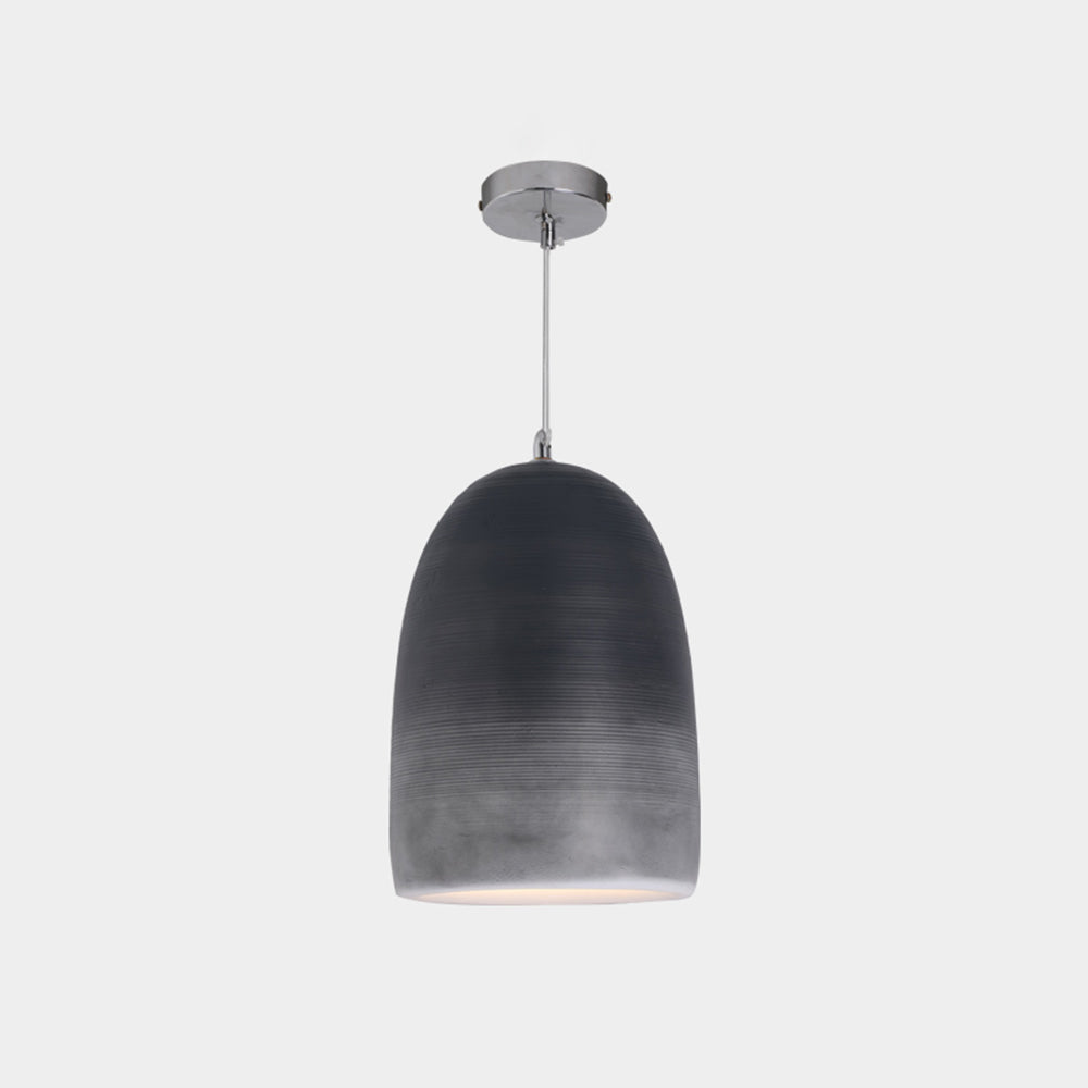 Arisha Art Deco Pendant Light | Adjustable Chain | Black/Blue/Grey
