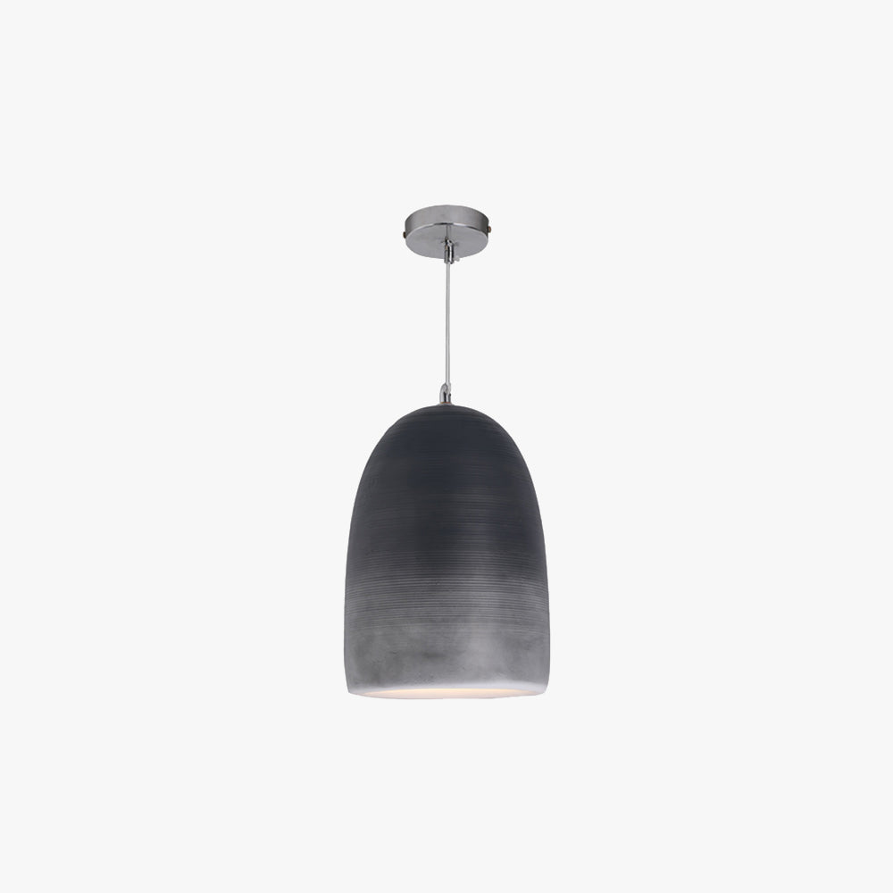 Arisha Art Deco Pendant Light | Adjustable Chain | Black/Blue/Grey