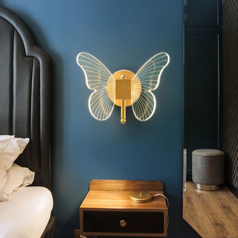 Kady Gold Butterfly Wall Lamp